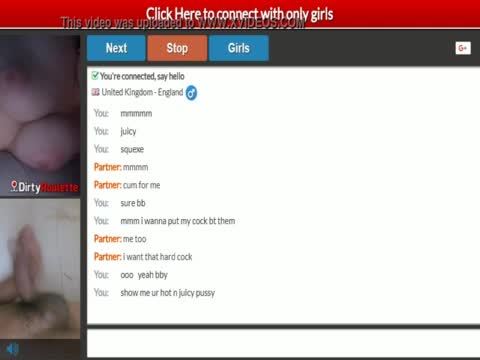 Omegle sex with random milf and girls with 8inch cock